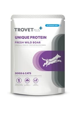 TROVET Unique Protein Jabalí para Perros y Gatos – 300 g